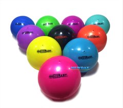 Глянцевый мяч для художественной гимнастики Zelart вес 400 грамм диаметр 20 см