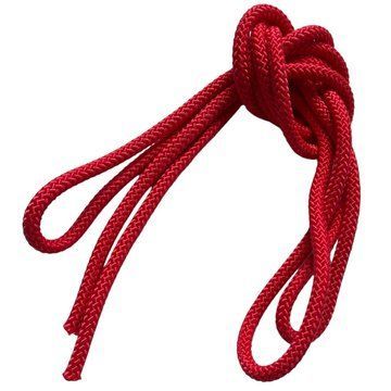 Скакалка для художественной гимнастики, длина 3м, толщина 1см, вес 160грамм, Красная
