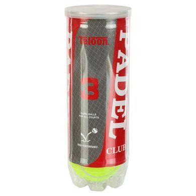 Мячи для падел тенниса Teloon Padel Club, тренировочные, салатовые, 3 шт, TP-6163