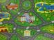 Дитячий килимок 1500×1100×8мм, «Містечко», теплоізоляційний, розвиваючий ігровий килимок., NEWDAY