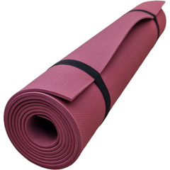 Килимок для йоги та фітнесу «NEWDAY» 1800×600×3 мм, EVA, неслизький Бордовий