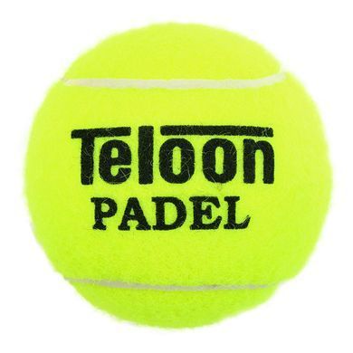 Мячи для падел тенниса, Teloon Padel, 3 шт, салатовые, TP-6063