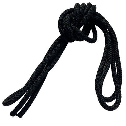 Скакалка для художественной гимнастики, длина 3м, толщина 1см, вес 160грамм, Черная