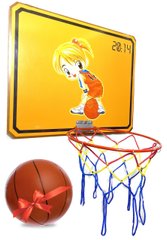 Дитячий баскетбольний щит 620х500мм з кошиком і сіткою, "Сейлор Мун", NEWDAY