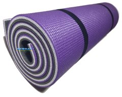 Каремат для йоги и фитнеса 1800×600×13мм, Карпаты Люкс, трехслойный