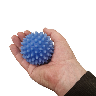 Мяч массажный эластичный, диаметр 75 мм, игольчатый тактильный кинезиологический мячик, для детей и взрослых