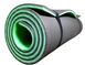 Каремат товстий 12 мм двошаровий універсальний для походу і туризму 1800x600 мм, сіро/зелений