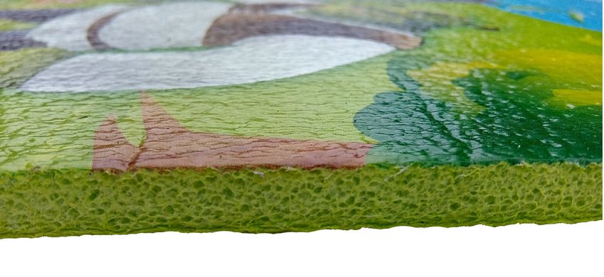 Дитячий килимок 1200×600×8 мм, «Мадагаскар», теплий, розвивальний, ігровий килимок, Вердани