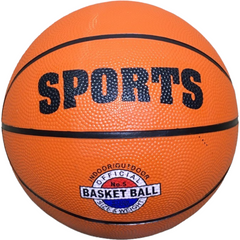 М'яч баскетбольний SPORTS, для зали, № 5, PU, помаранчевий, BS