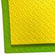 Маты татами пазлы EVA 100х100х2см, желтый/зеленый, покрытие для детской игровой зоны, спортзала, садика, школы