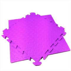 Коврик - пазлы теплый пол "Purple" 50х50см, толщина 10мм