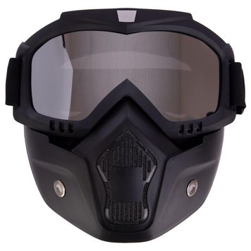 Захисна маска для обличчя від комах, пилу та вітру, незапітніючі лінзи для мотокросу, лижної їзди, баггі