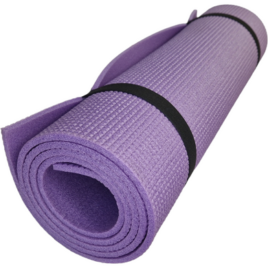 Дитячий килимок каремат для спорту та фітнесу 1500×500×5мм, Джуніор L, фіолетовий