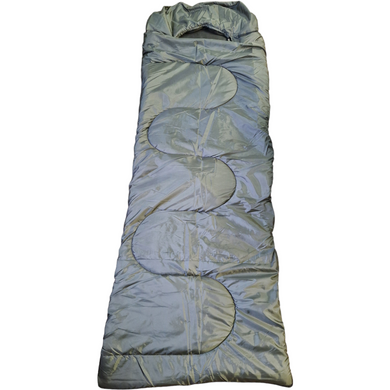 Теплий спальний мішок флісовий, оливково-зелений армійський для військових, фліс підкладка