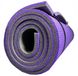 Коврик туристический двухслойный походный каремат 1800х600х10мм, фиолетовый/серый