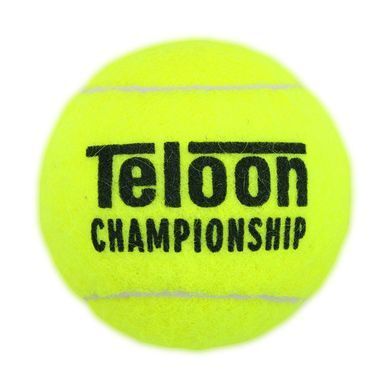 М&rsquo;ячі для великого тенісу 3 шт, салатові, "TELOON CHAMPIONSHIP", TL-6593