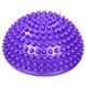 Напівсфера масажна для розвитку почуття рівноваги балансувальна Balance Kit FI-0830 діаметр 16см Фіолетовий