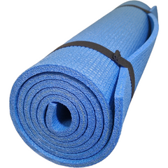 Каремат для йоги 1500×500×8мм, "Аэробика", однослойный, синий
