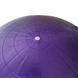 Фитбол фиолетовый мяч для фитнеса и беременных гладкий глянцевый, диаметр 65 см, ABS - система антиразрыв