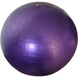 Фітбол фіолетовий м'яч для фітнесу та вагітних гладкий глянсовий, діаметр 65 см, ABS - система антирозрив