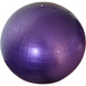 Фітбол фіолетовий м'яч для фітнесу та вагітних гладкий глянсовий, діаметр 65 см, ABS - система антирозрив