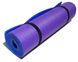 Коврик каремат для йоги и фитнеса 1800×600×8мм, "Спорт", двухслойный, фиолетовый/синий