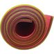 Каремат для йоги та фітнесу 1800×600×10мм, "Фітнес преміум", двошаровий, жовтий/червоний килимок, Туреччина