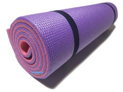 Каремат для йоги, 2 сорт, 1800×600×10мм, "Фитнес премиум", двухслойный