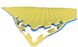 Покриття для дитячої кімнати 1000х1000х20мм мат татами ластівчин хвіст EVA жовто-синій, NEWDAY