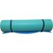 Килимок каремат для йоги та фітнесу 1800×600×10мм, "Фітнес преміум", двошаровий, зелений/блакитний, Туреччина