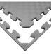 Мат татамі ластівчин хвіст 100х100х4 см, EVA спортивні мати даянги, чорно/сірий, Туреччина, NEWDAY