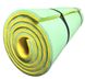 Килимок туристичний двошаровий похідний каремат 1800х600х10мм, зелений/жовтий, NEWDAY