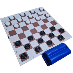 Игра в шашки классические в пластиковой коробке набор фигур, игровое поле в комплекте