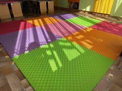 Підлоговий теплий килимок - пазли EVA 9 шт 3х3 метри, 9м.кв. ігровий килимок на підлогу для дітей