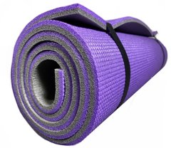 Килимок для йоги 1800×600×10мм, "Фітнес преміум", двошаровий