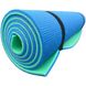 Килимок туристичний двошаровий похідний каремат 1800х600х10мм, синій/зелений, NEWDAY