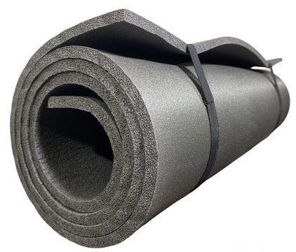Каремат 1900х600х12мм, армійський MILITARY-graphite, міцний, щільний туристичний килимок для походу та туризму, NEWDAY