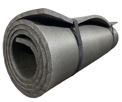 Каремат 1900х600х12мм, армійський MILITARY-graphite, міцний, щільний туристичний килимок для походу та туризму
