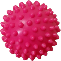 М'яч масажний рожевий, діаметр 70 мм, голчастий тактильний м'ячик, для дітей та дорослих BS-8856