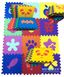 Детский развивающий коврик-пазл "Карнавал" 30х30см, 12 элементов