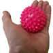 Мяч массажный розовый, диаметр 70 мм, игольчатый тактильный мячик, для детей и взрослых BS-8856