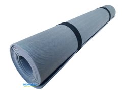 Килимок для йоги та фітнесу «NEWDAY» 1800×600×3мм, EVA, нековзкий Сірий, NEWDAY