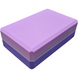 Блок для йоги двухцветный - розово/фиолетовый, йога блоки пропсы, FI-1713
