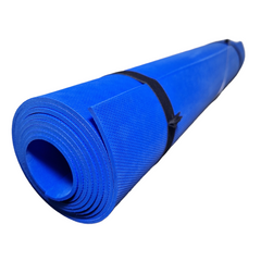 Килимок для йоги та фітнесу «NEWDAY» 1800×600×3мм, EVA, неслизький, синій
