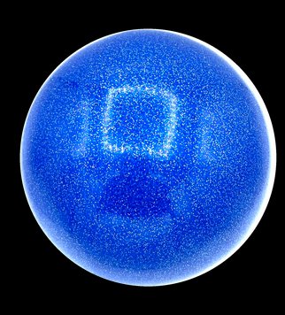 М'яч художньої гімнастики 280 г, 17 см, C-6273, Синій, Zelart