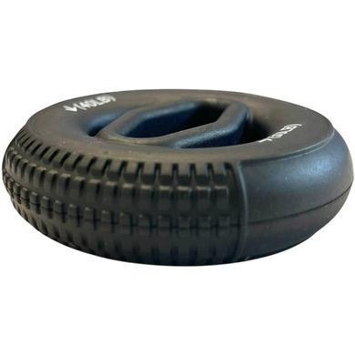 Кистевой эспандер силиконовый NEWDAY, 18/23 кг (40/50 lb), &Oslash;7,5 см, с двойной нагрузкой, Черный, FI-4404