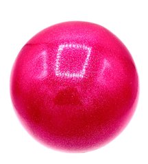М'яч художньої гімнастики 280гр, 17 см Рожевий, Zelart
