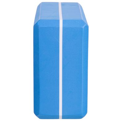 Блок для йоги двокольоровий - блакитний, йога блоки пропси, FI-1713