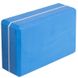 Блок для йоги двокольоровий - блакитний, йога блоки пропси, FI-1713