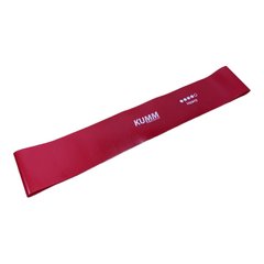 Еластична фітнес стрічка "Kumm" червона 600*50*0,9мм (Heavy), опір 9-14кг стрічки для вправи